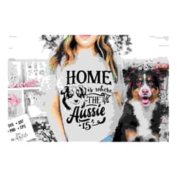 home is where the aussie is svg, aussie