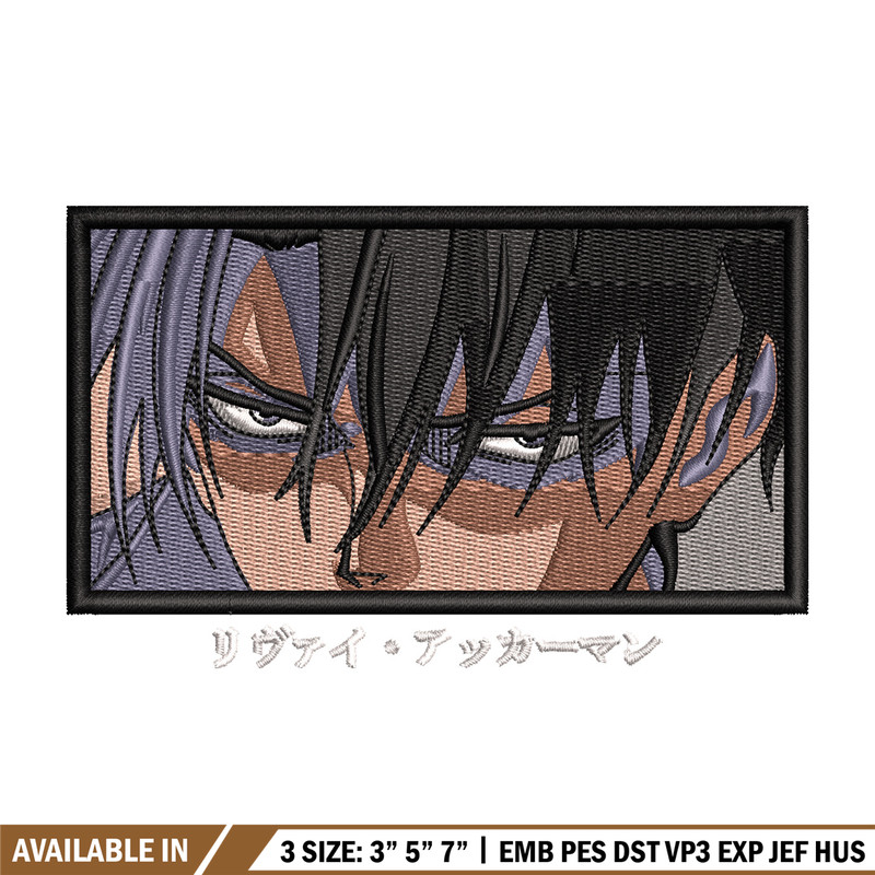 Levi eyes box embroidery design, Aot embroidery, Anime design, Embroidery shirt, Embroidery file, Digital download.jpg