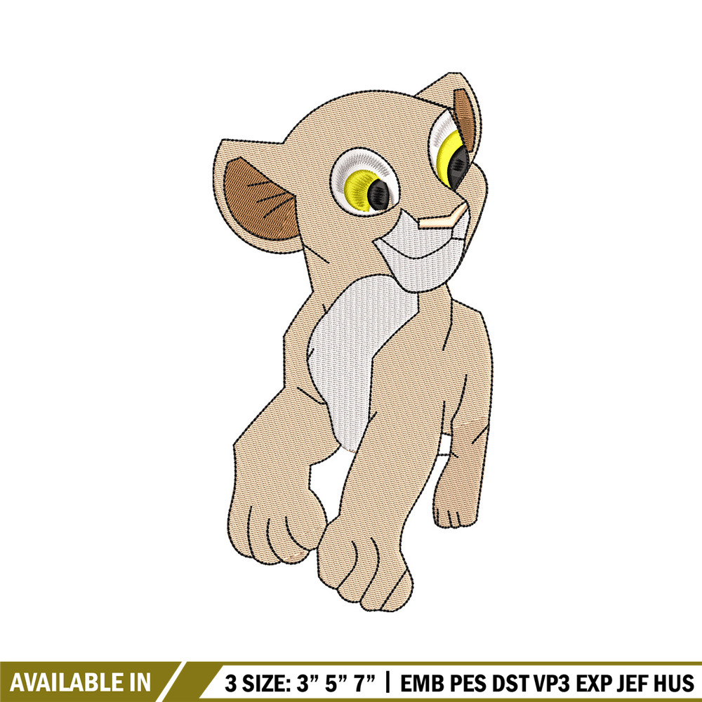 Lion cartoon embroidery design, Lion king embroidery, Emb design, Embroidery shirt, Embroidery file, Digital download.jpg