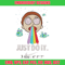 Morty Smith Just Rick It Embroidery design, Cartoon Embroidery, Logo Nike design, Embroidery file, Instant download..jpg