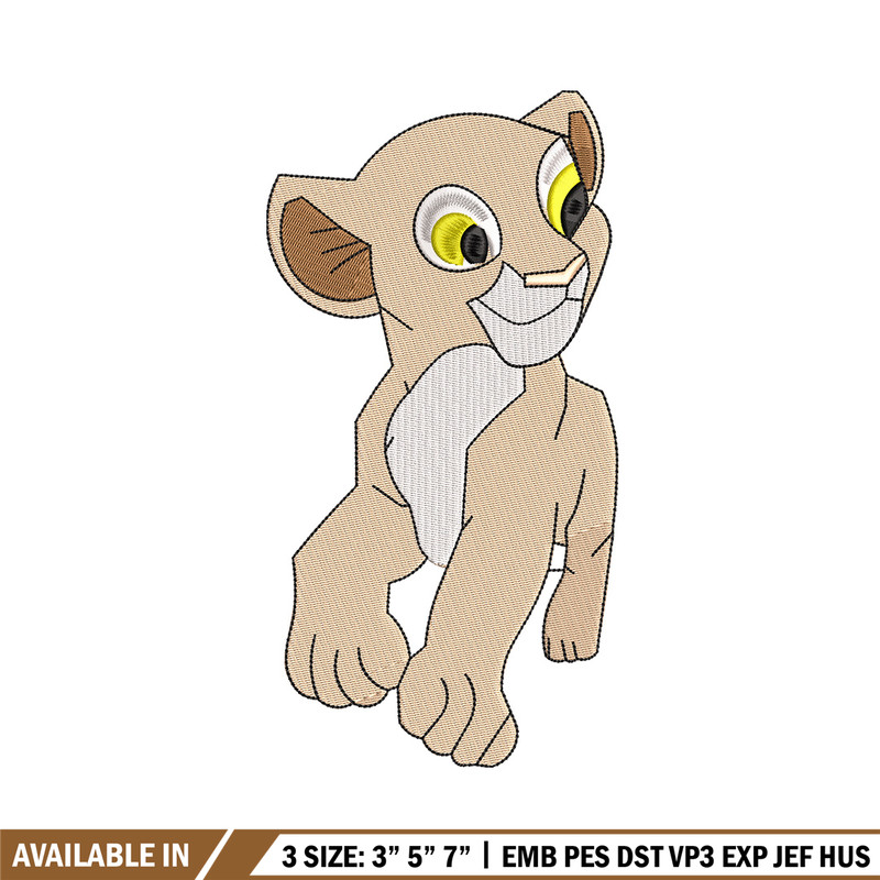 Lion cartoon embroidery design, Lion king embroidery, Emb design, Embroidery shirt, Embroidery file, Digital download.jpg