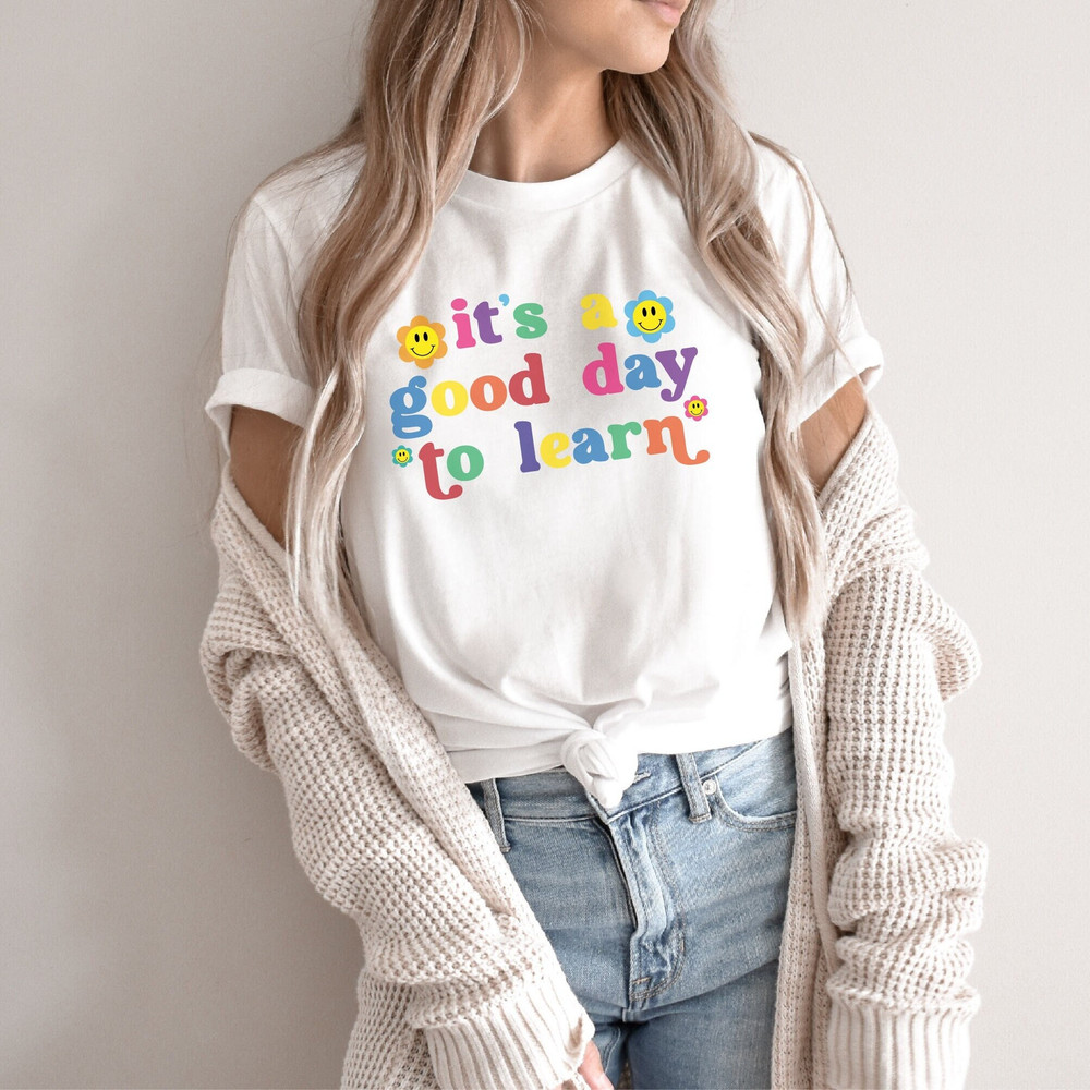 It's a Good Day to Learn Shirt, Retro Teacher Shirt, Teacher Shirt, Motivational Teacher Shirt, Elementary Teacher Shirt, Teacher Life - 1.jpg