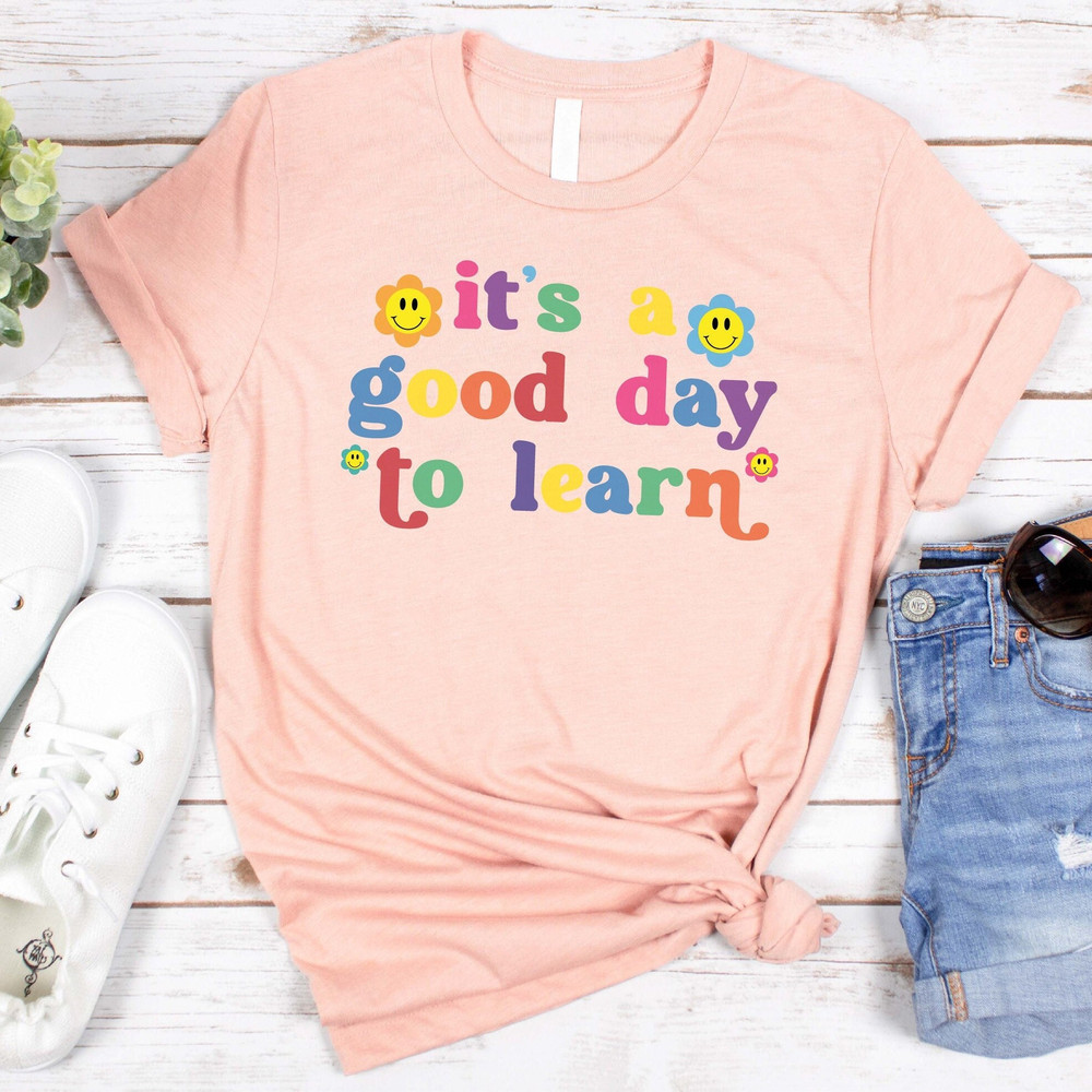 It's a Good Day to Learn Shirt, Retro Teacher Shirt, Teacher Shirt, Motivational Teacher Shirt, Elementary Teacher Shirt, Teacher Life - 2.jpg