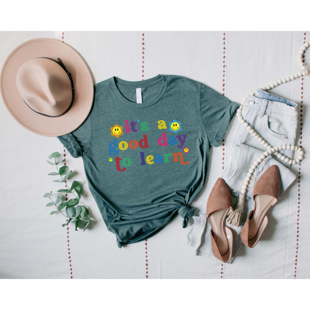 It's a Good Day to Learn Shirt, Retro Teacher Shirt, Teacher Shirt, Motivational Teacher Shirt, Elementary Teacher Shirt, Teacher Life - 4.jpg