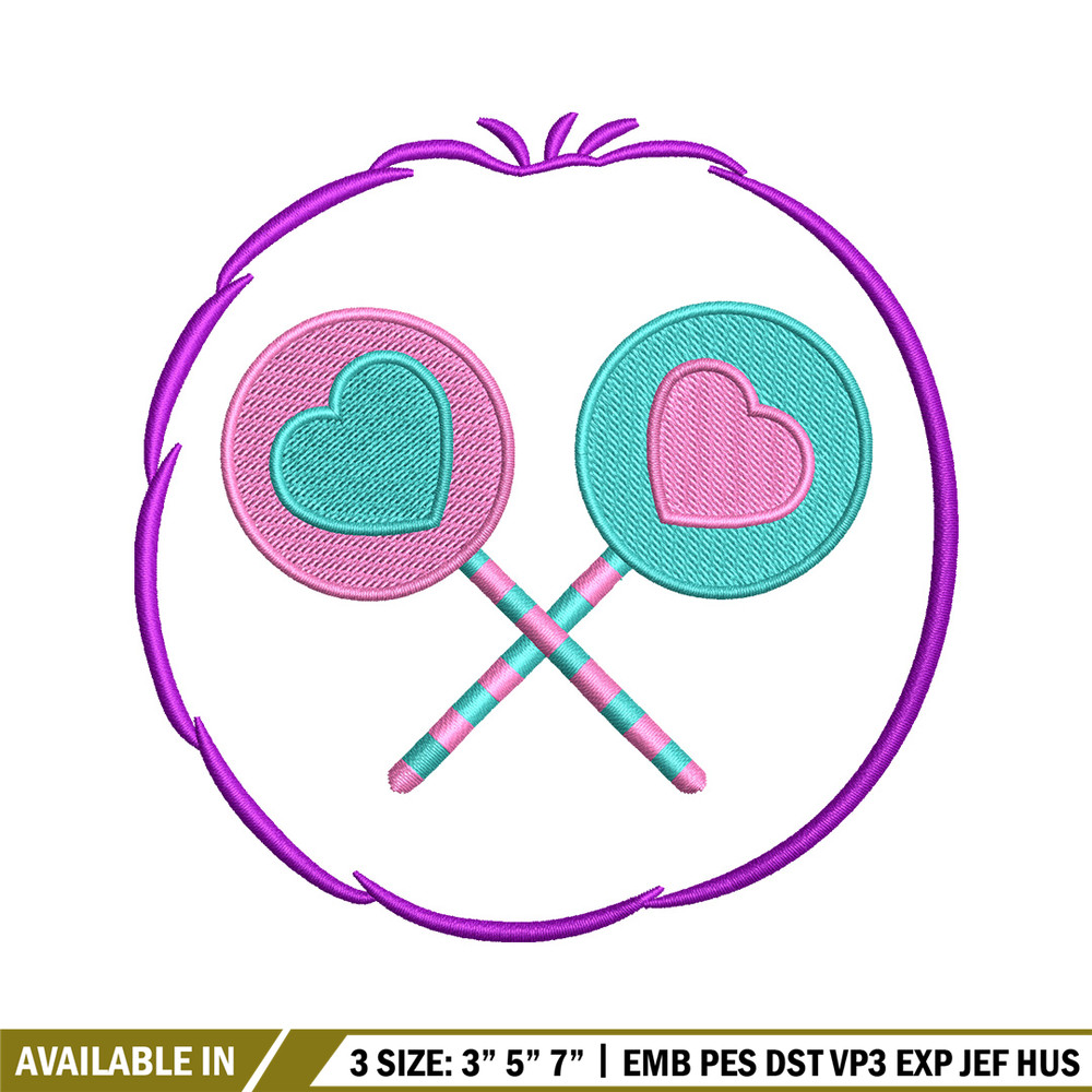 Lollipop circle embroidery design, Lollipop embroidery, Embroidery file, Embroidery shirt, Emb design, Digital download.jpg