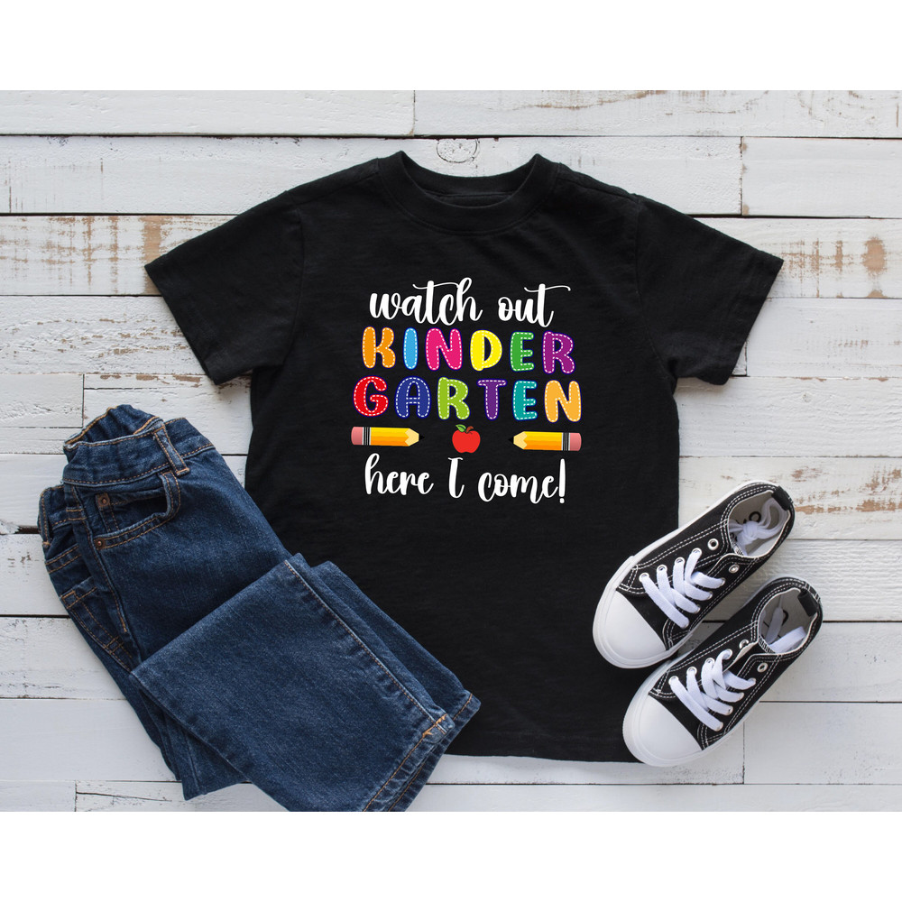 Kindergarten Shirt, Hello Kindergarten, Kids Back to School Shirt, First Day of School Shirt, School Kids Shirt, Students Shirt,Kinder Shirt - 3.jpg