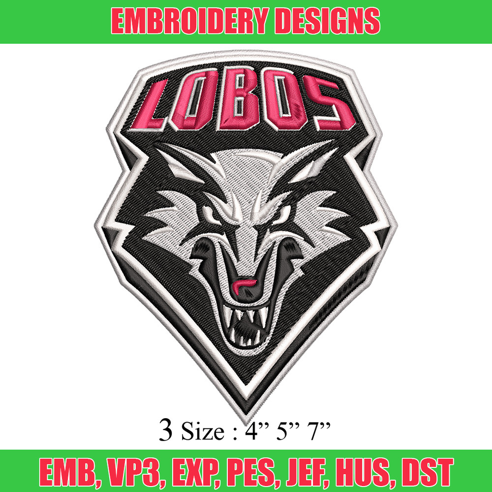 New Mexico Lobos embroidery, New Mexico Lobos embroidery, embroidery file, Sport embroidery, NCAA embroidery..jpg