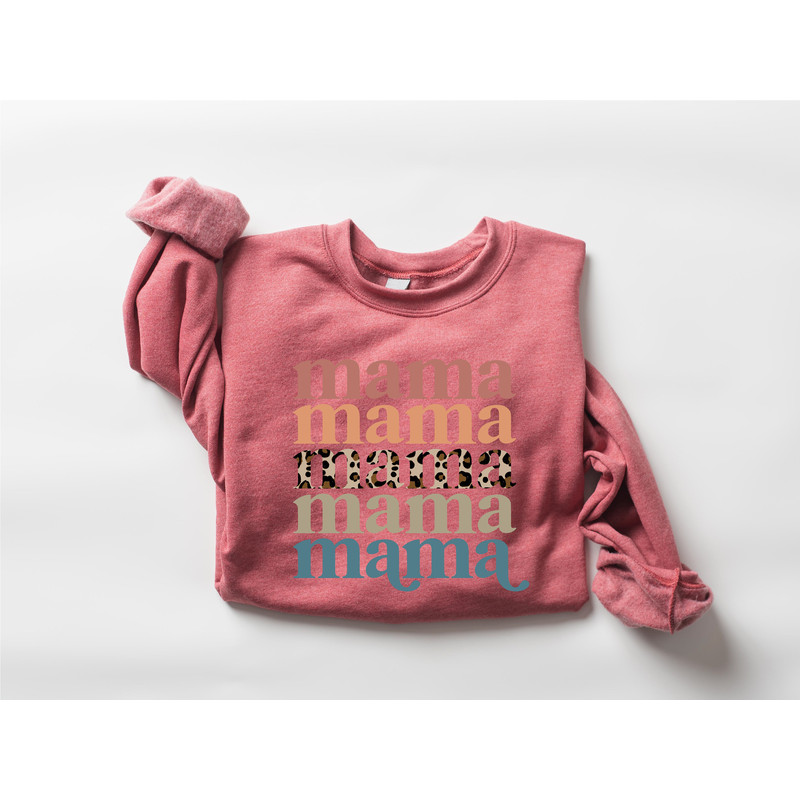 Leopard Mama Sweatshirt, Cute Mothers Day Sweatshirt, Mothers Day Gift, Grandma Sweatshirt, Gift For Mother, Mama Crewneck, Nana Sweatshirt - 2.jpg