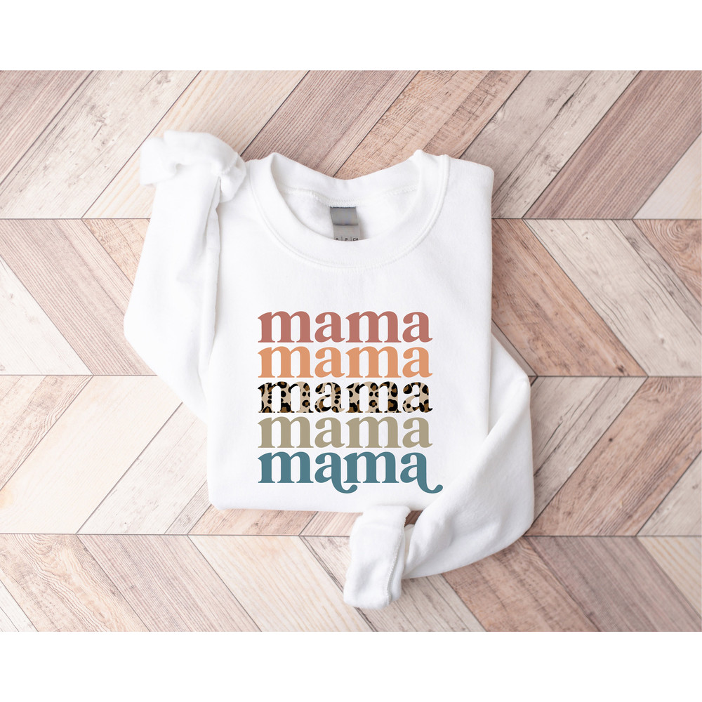 Leopard Mama Sweatshirt, Cute Mothers Day Sweatshirt, Mothers Day Gift, Grandma Sweatshirt, Gift For Mother, Mama Crewneck, Nana Sweatshirt - 4.jpg