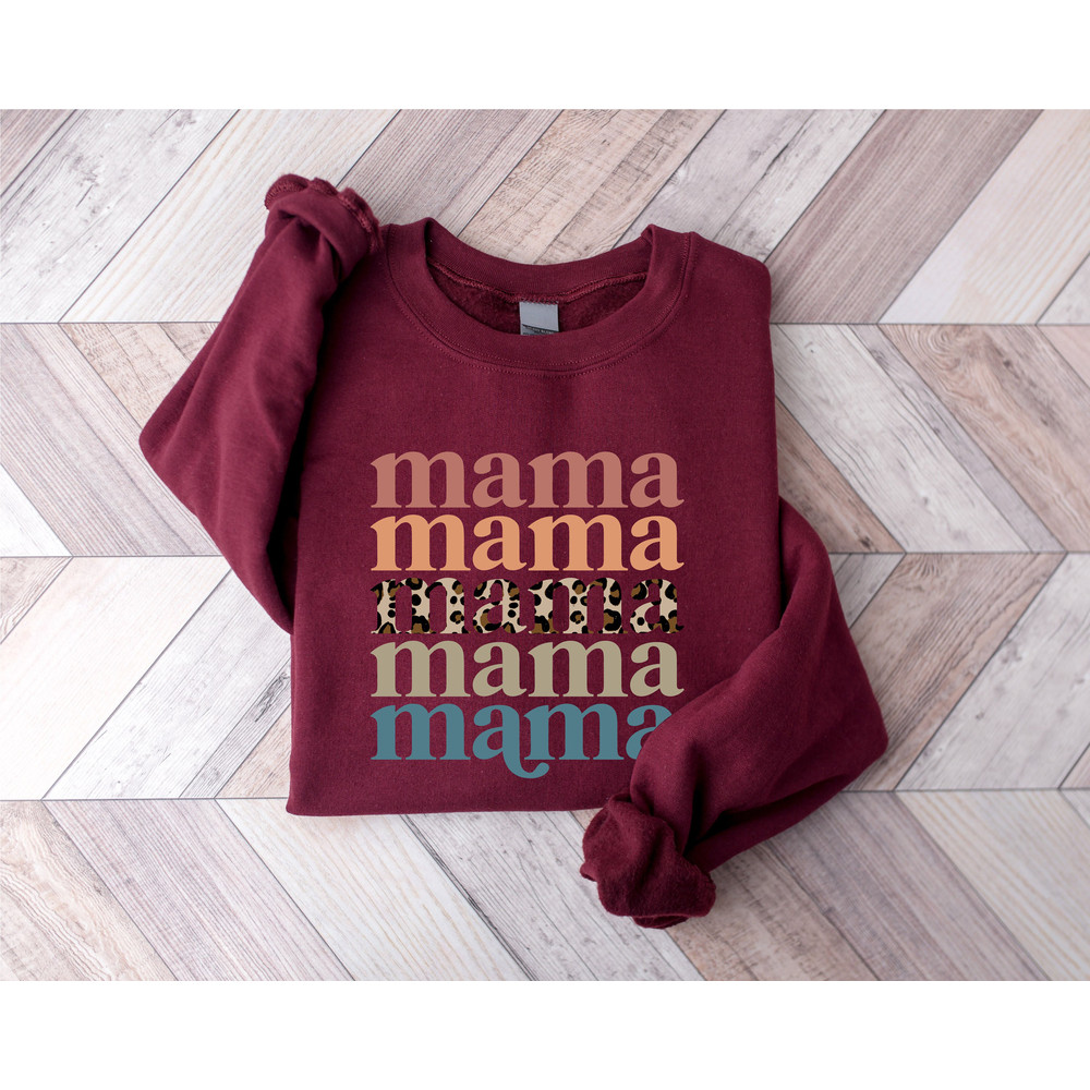 Leopard Mama Sweatshirt, Cute Mothers Day Sweatshirt, Mothers Day Gift, Grandma Sweatshirt, Gift For Mother, Mama Crewneck, Nana Sweatshirt - 9.jpg