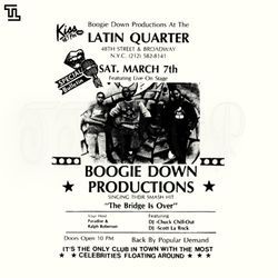 live hip hop at the latin quarter concert flyer 1987 music png