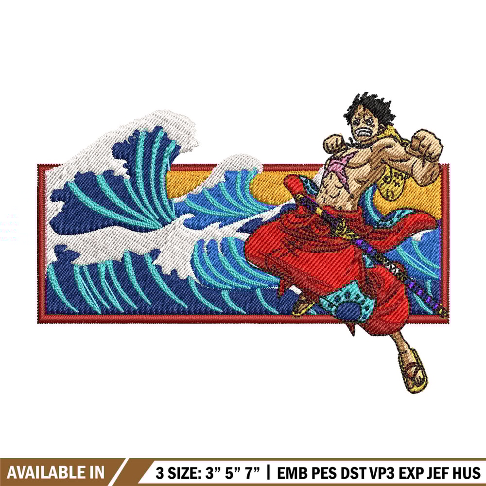 Luffy embroidery design, One piece embroidery, Anime design, Embroidery file, Embroidery shirt, Digital download (14).jpg