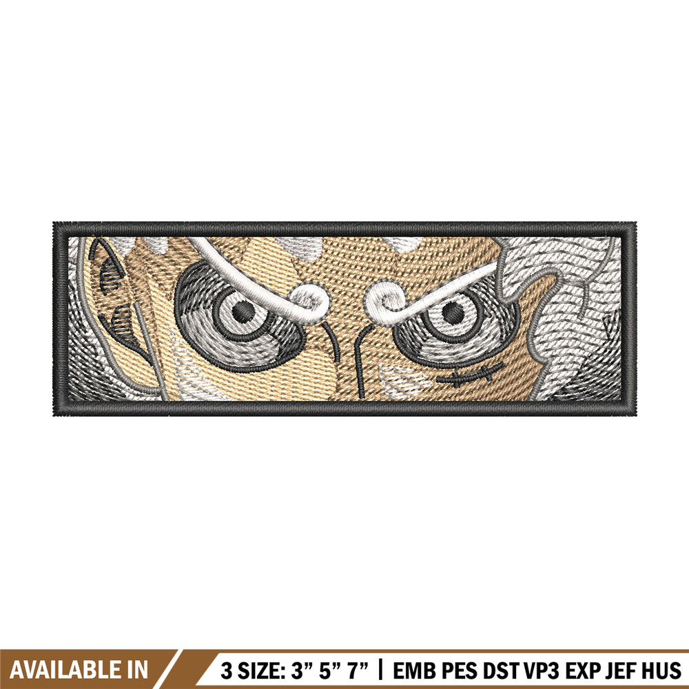Luffy g5 eyes embroidery design, One piece embroidery, Anime design, Embroidery shirt, Embroidery file, Digital download.jpg