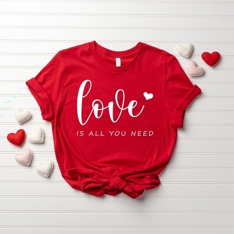 Love is All You Need Shirt, Valentines Shirt, Cute Valentines Day Shirt, Women Valentine Shirt, Love Shirt, Heart Shirt - 2.jpg