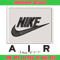 Nike Air embroidery design, Nike Air embroidery, Nike design, embroidery file, logo shirt, Digital download..jpg