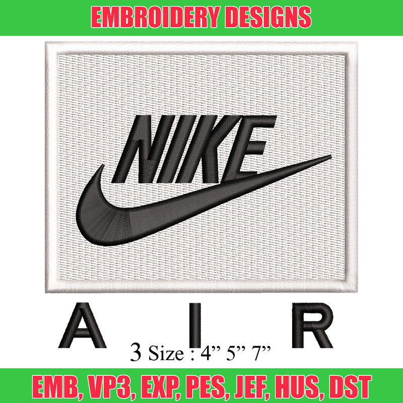 Nike Air embroidery design, Nike Air embroidery, Nike design, embroidery file, logo shirt, Digital download..jpg