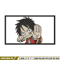 Luffy kid embroidery design, One piece embroidery, Anime design, Embroidery shirt, Embroidery file, Digital download.jpg