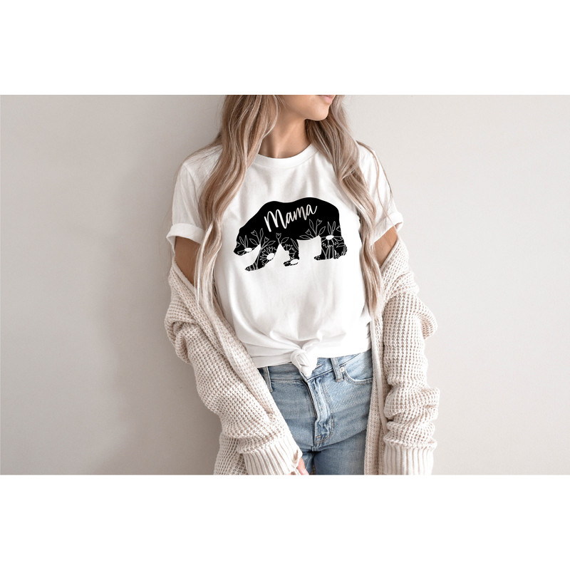 Mama Bear Floral Shirt, Mothers Day Gift, New Mom Gift, Mama Bear Gift, Animal Nature Lover Shirt, Mama Shirt, Mothers Day Shirt,Mommy Shirt - 5.jpg