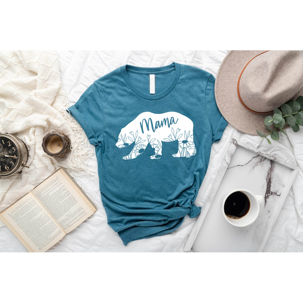Mama Bear Floral Shirt, Mothers Day Gift, New Mom Gift, Mama Bear Gift, Animal Nature Lover Shirt, Mama Shirt, Mothers Day Shirt,Mommy Shirt - 7.jpg