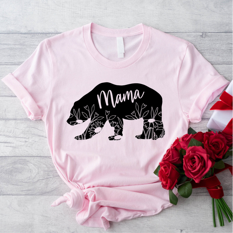 Mama Bear Floral Shirt, Mothers Day Gift, New Mom Gift, Mama Bear Gift, Animal Nature Lover Shirt, Mama Shirt, Mothers Day Shirt,Mommy Shirt - 8.jpg