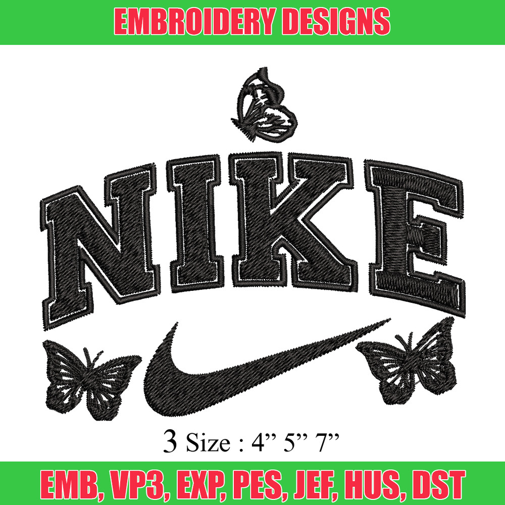 Nike butterfly Embroidery design, Nike butterfly Embroidery, Embroidery File, Nike design, logo shirt, Digital download..jpg