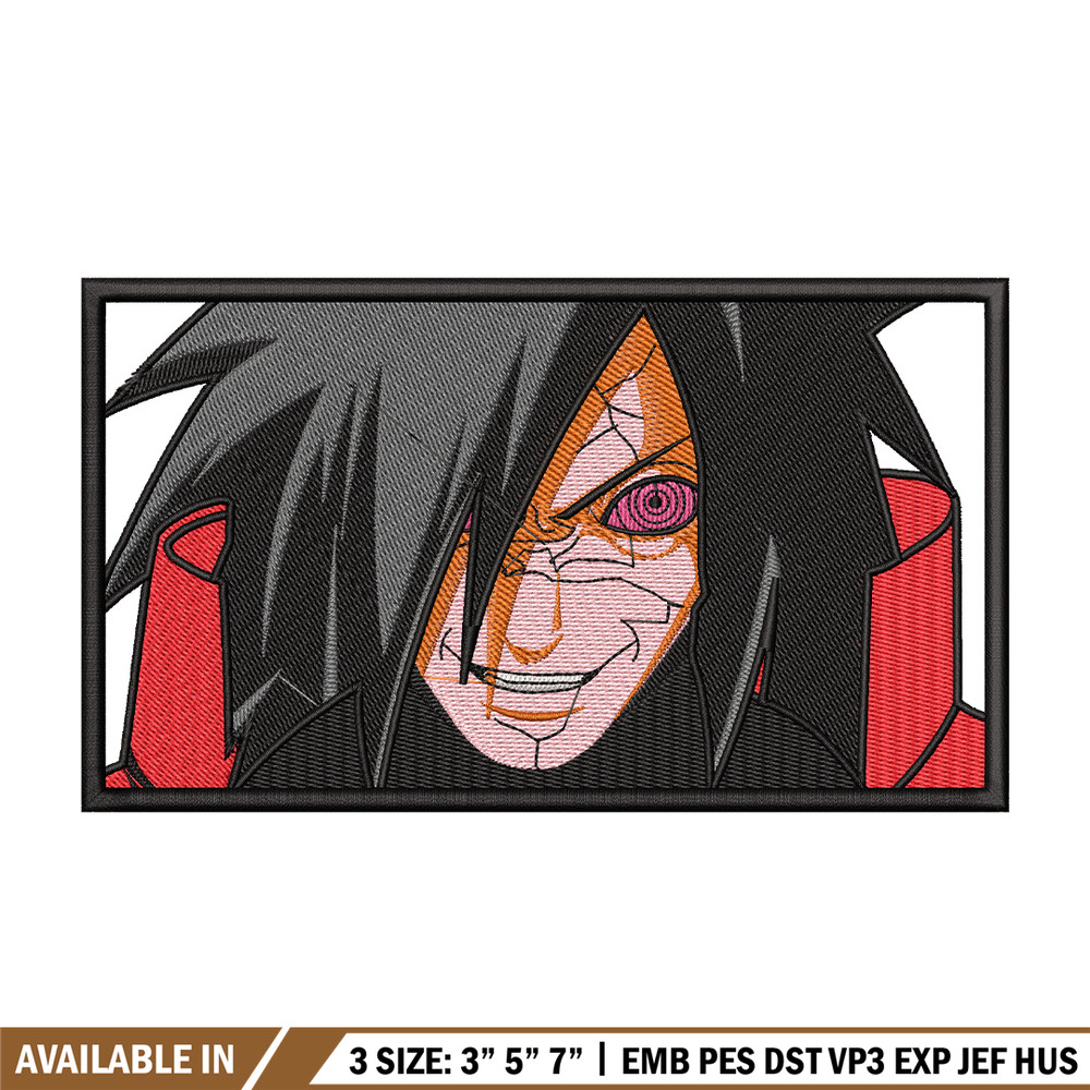 Madara box embroidery design, Naruto embroidery, Anime design, Embroidery shirt, Embroidery file, Digital download.jpg