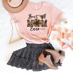 best mom ever shirt png, best mom ever leopard sunflower shirt png, cute mothers day gift, cool mama t shirt png, , gift