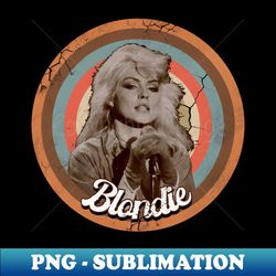 American Rock 70s  Blondie - Professional Sublimation Digital Download - Vibrant and Eye-Catching Typography
