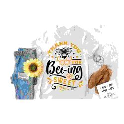 thank you for beeing so sweet svg, bee
