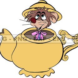 Mouse In Teapot Svg, Alice in wonderland mouse,  Cartoon Customs SVG, EPS, PNG, DXF 43