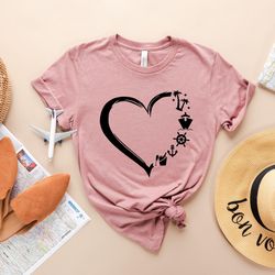 cruise heart shirt png, cruise life shirt png, cruise vacation tee, family cruise matching shirt png, summer friend t-sh