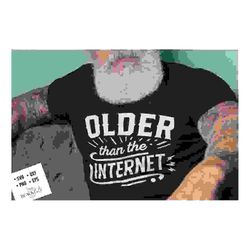 older than the internet svg, birthday vintage svg,