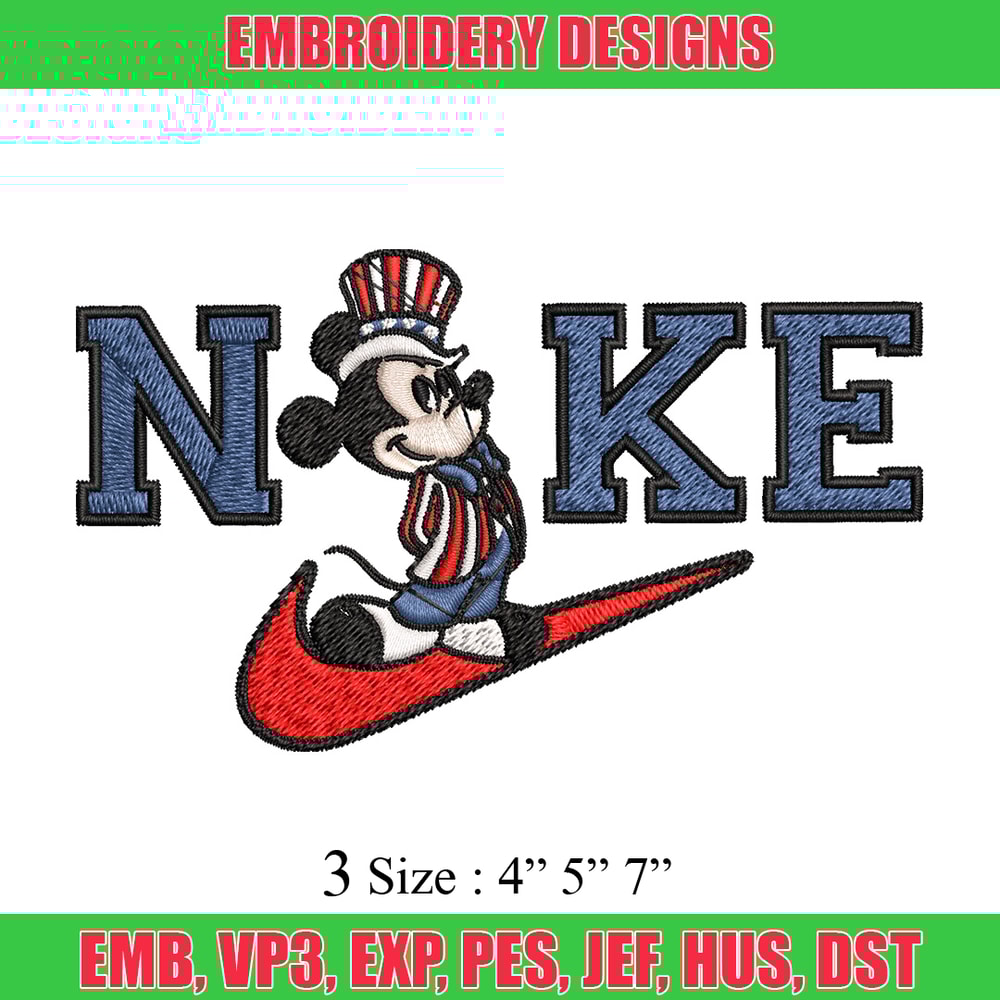 Nike mickey Embroidery Design, Brand Embroidery, Nike Embroidery, Embroidery File, Logo shirt, Digital download.jpg