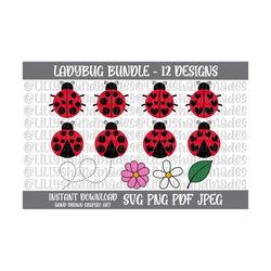 Ladybug Svg Bundle, Ladybug Clipart, Love Bug Svg, Lovebug Svg, Ladybug Png, Ladybug Vector, Lady Bug Svg, Beetle Svg, Cute Ladybug Svg