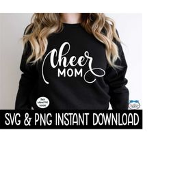 cheer mom svg, cheerleader mom png, wine glass svg, cheer mom svg, instant download, cricut cut files, silhouette cut files, print