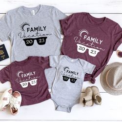 family vacation 2023 shirt png, summer shirt pngs, funny beach t-shirt png, family matching tee, family matching vacatio