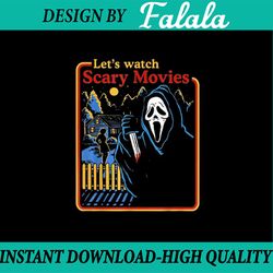 funny halloween let's watch scary horror movies ghost png,