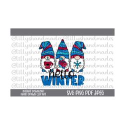 hello winter svg files, winter png, winter svg designs, winter vector, winter sublimation, gnomes svg, gnomes png, gnome svg, gnome png