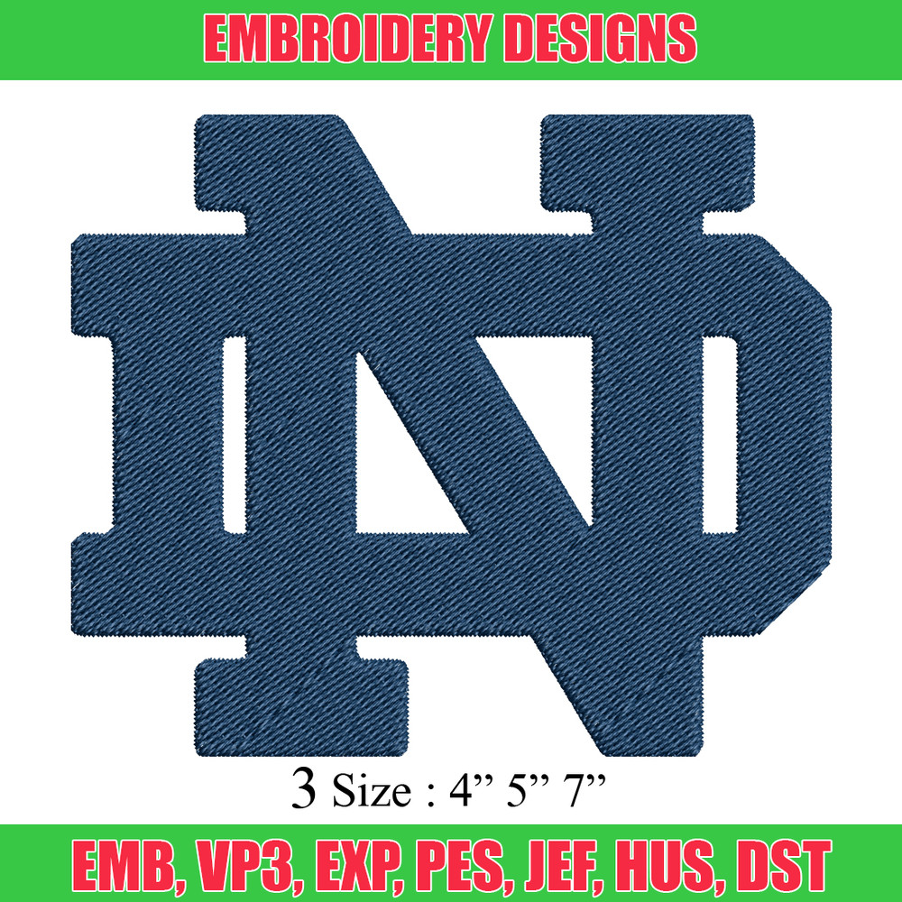 Notre Dame Fighting Irish embroidery, Notre Dame Fighting Irish embroidery, Sport embroidery, NCAA embroidery..jpg