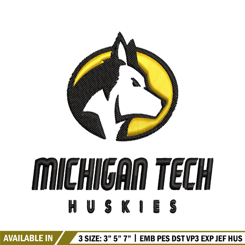 Michigan Tech Huskies embroidery design, Michigan Tech Huskies embroidery, logo Sport, Sport embroidery, NCAA embroidery.jpg
