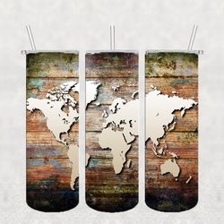 world maps multiple styles tumbler design png, tumbler wrap, straight design 20oz/ 30oz skinny tumbler, png file(12)