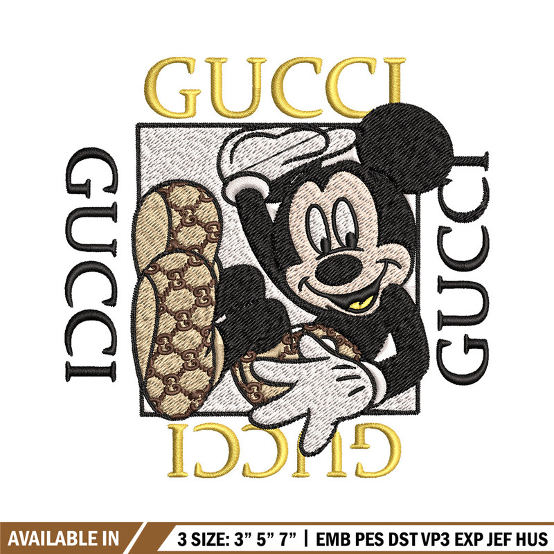 Mickey box gucci Embroidery Design, Gucci Embroidery, Brand Embroidery, Logo shirt, Embroidery File, Digital download.jpg