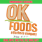 OK Foods embroidery design, OK Foods logo embroidery, logo design, embroidery file, logo shirt, Digital download..jpg
