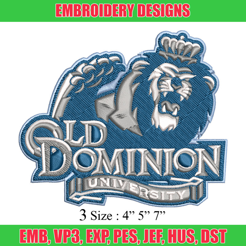 Old Dominion Monarchs embroidery design, Old Dominion Monarchs embroidery, logo Sport, Sport embroidery, NCAA embroidery.jpg