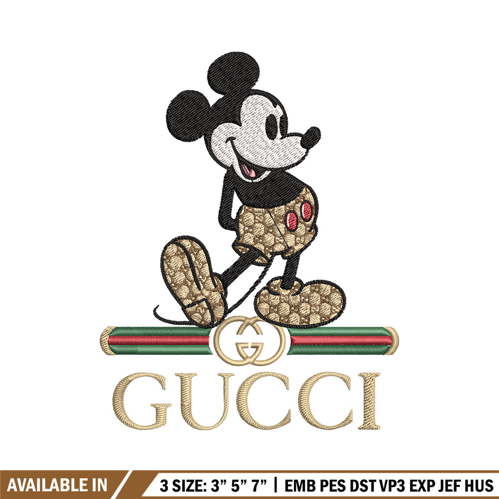 Mickey gucci Embroidery Design, Gucci Embroidery, Embroidery File,Logo shirt, Sport Embroidery,Digital download.jpg