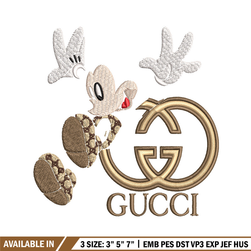 Mickey gucci Embroidery Design, Mickey Embroidery, Embroidery File, Logo shirt, Sport Embroidery, Digital download..jpg