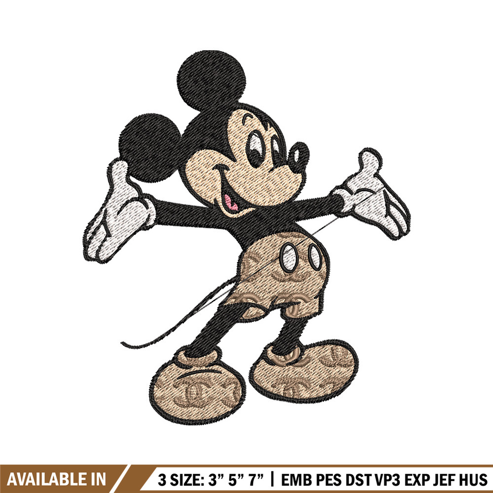 Mickey happy Embroidery Design, Gucci Embroidery, Brand Embroidery, Embroidery File, Logo shirt, Digital download.jpg