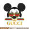 Mickey head gucci Embroidery Design, Gucci Embroidery, Brand Embroidery, Logo shirt, Embroidery File, Digital download.jpg