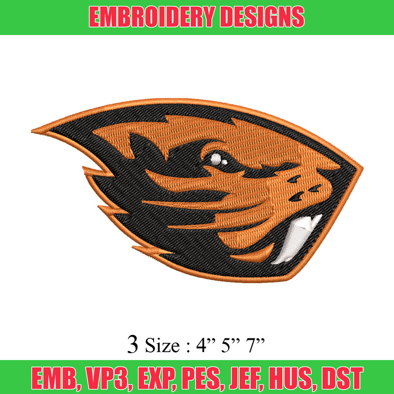 Oregon State Beavers embroidery design, Oregon State Beavers embroidery, logo Sport, Sport embroidery, NCAA embroidery.jpg