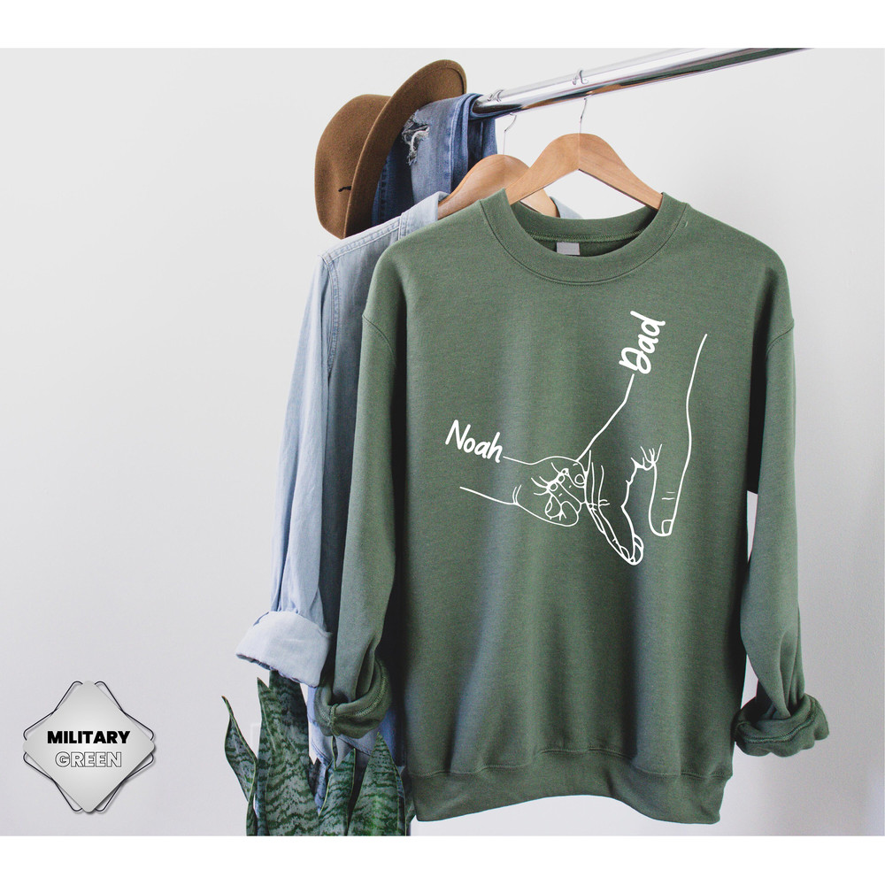 Personalize Funny Dad Sweatshirt with Kids Names, Dad Sweatshirt, Unique Gift for Dad, Fathers Day Gift, Fathers Day Shirt, Custom Dad Shirt - 2.jpg